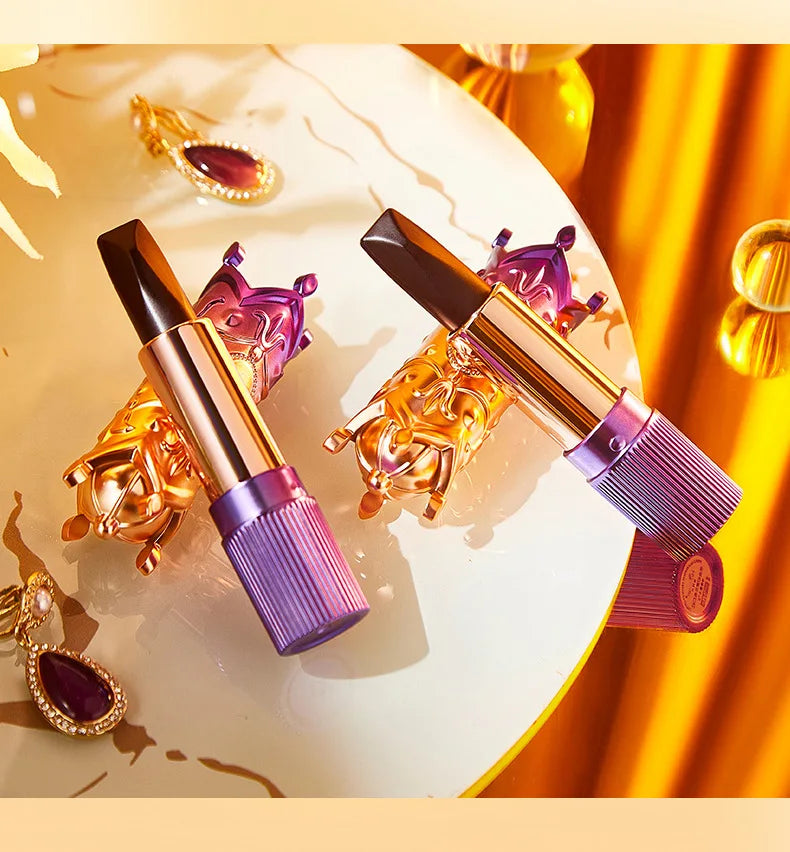 Purple Golden Magic Change 3Color Lipstick Temperature Change Color Complexion Improvement Moisturizing Not Oily No Stain on Cup - Seprincess