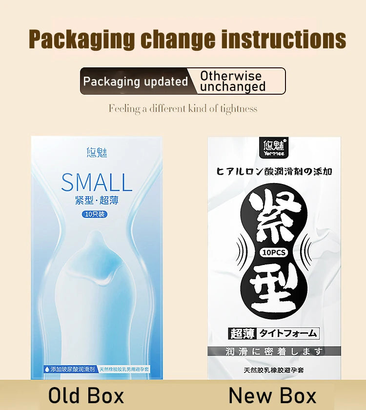 10pcs Small Condom 49mm Tight and Anti Falling Ultrathin Condoms Adult Sex Toys for Men 18+ 성인용품 Sex Shop - Seprincess