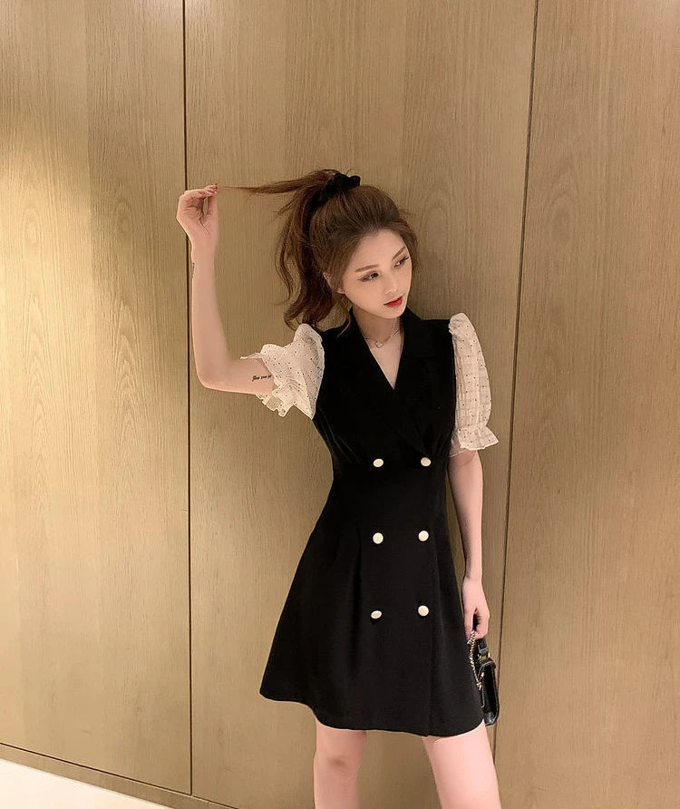 Clothes Mesh Dresses for Women 2024 Formal Occasion Blazer Holiday Woman Dress New Features of In Hot Fashion Sensual Sexy Loose - Seprincess