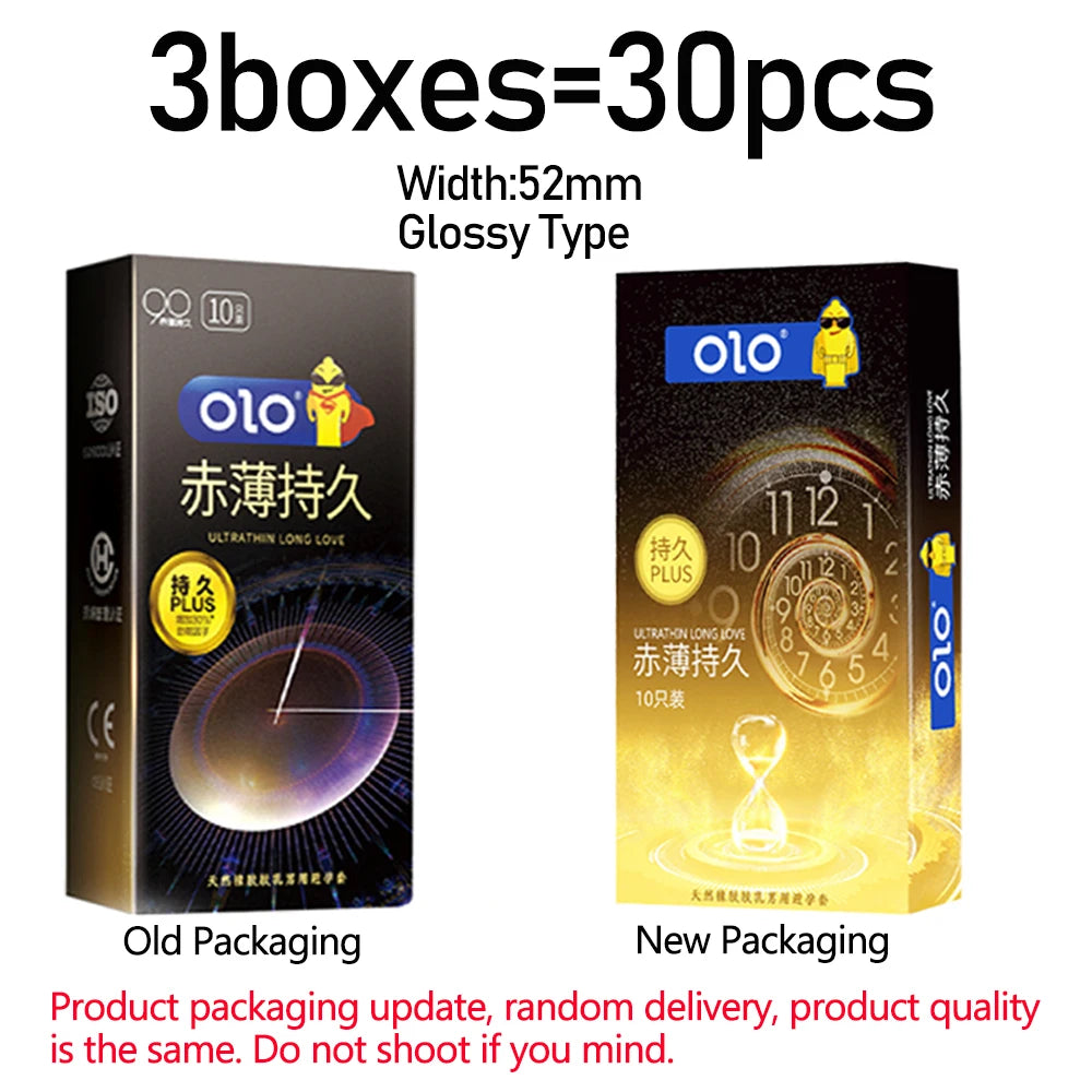 30pcs Condom Sex Toys for Adult Men Particle Lasting Delayed Ejaculation Penis Sleeves Ultra Thin Rubber Condoms Sex Products - Seprincess