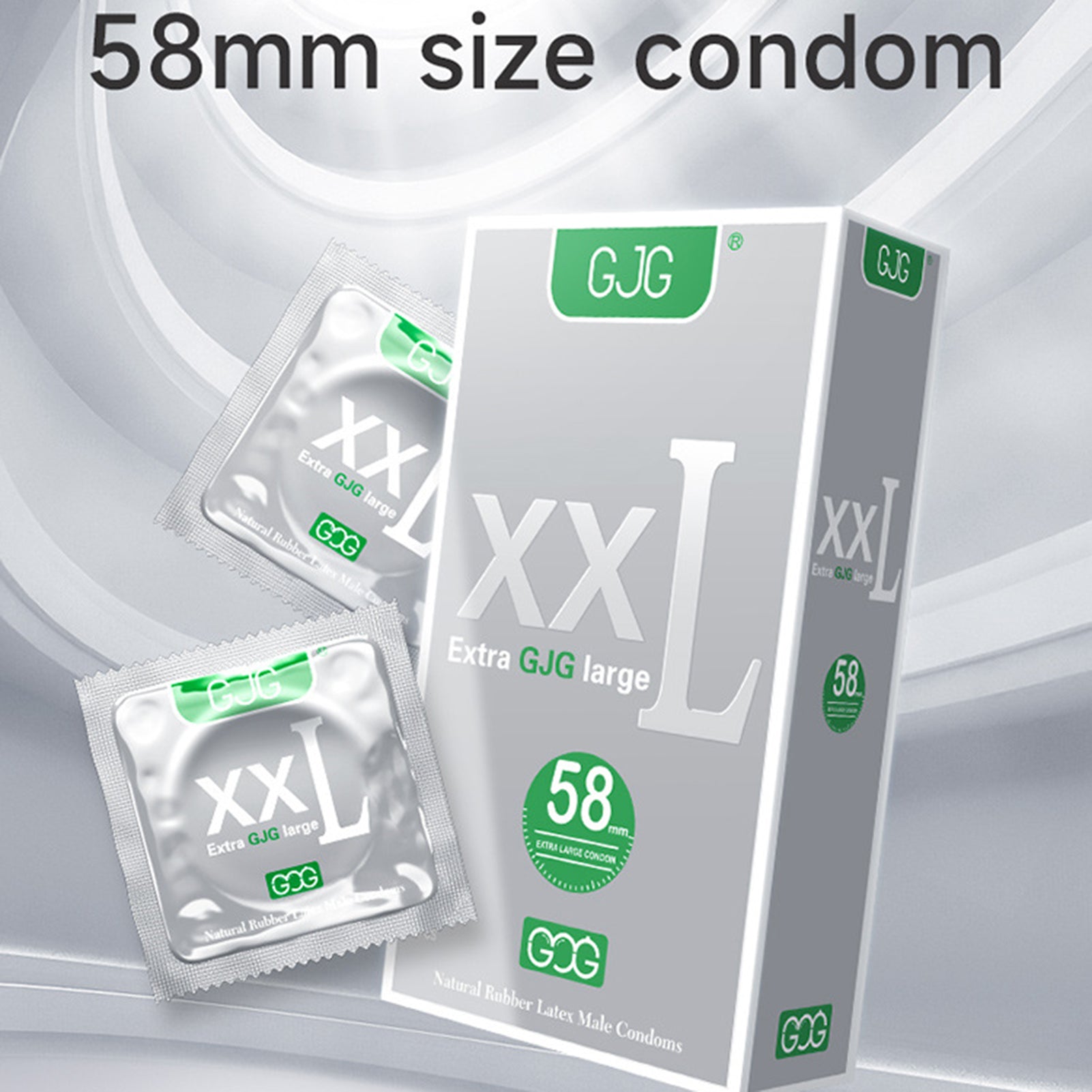 10pcs Large Size Condom Sex Toys 58mm Rubber Penis Sleeves Ultra Thin Enlarge Condoms Contraception Erotic Products Sex Shop - Seprincess