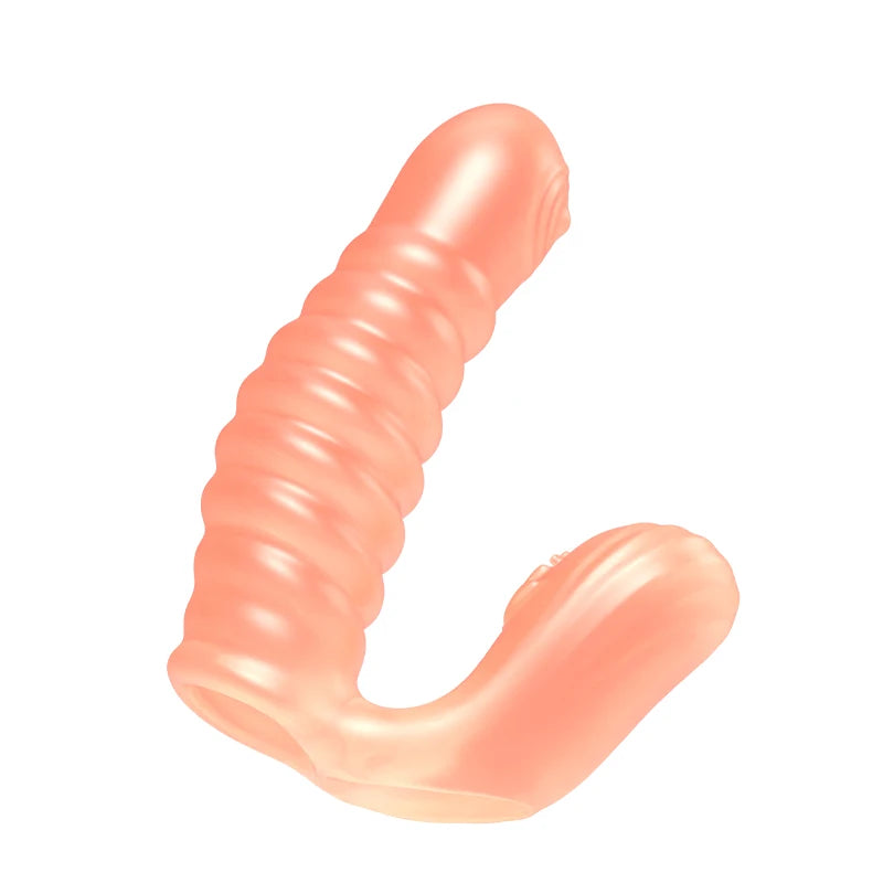 Reusable Finger Sleeves Condom Sex Toys for Adult Masturbation SM Sex Products Threaded G-Spot Stimulate Foreplay Finger Sexshop - Seprincess