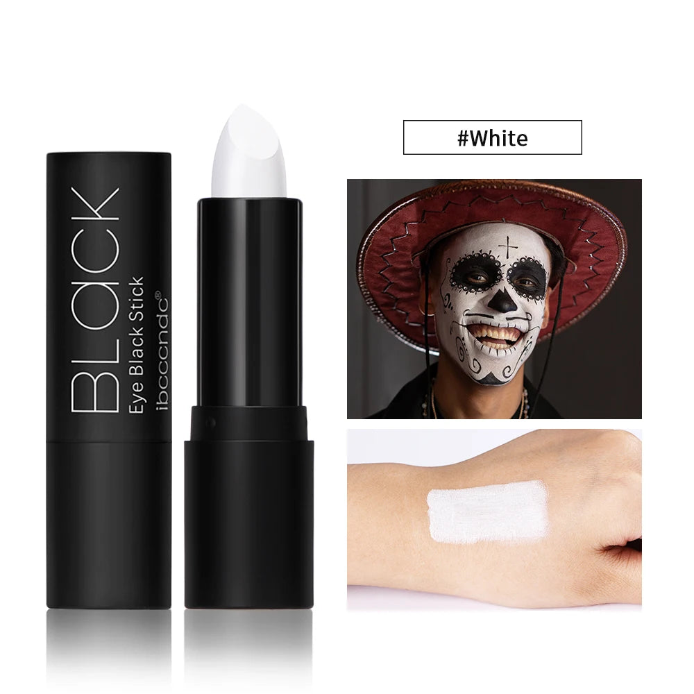 Long-Lasting Black And White Lipstick Crayon With Plumping Effect And Highly Pigmented Nude Waterproof Gloss For Halloween - Seprincess