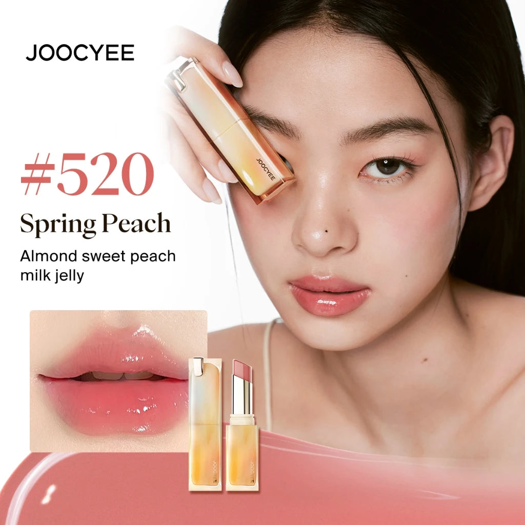 Joocyee Glazed Rouge Upgrade Crystal Frozen Film Version Moisturize Glass Lipstick Lip Makeup Smoky Longlasting Lipstick - Seprincess