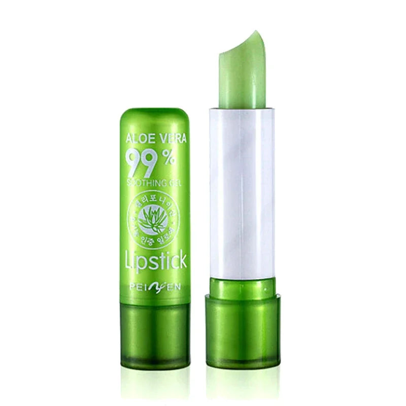 Aloe Vera Color Changing Lipsticks Waterproof Moisturizing Natural Lip Balm Long Lasting Nonstick Cup Makeup Lipstick Cosmetic - Seprincess