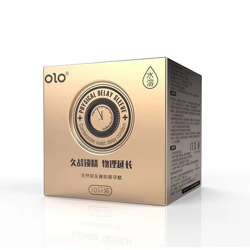 OLO Ultrathin Condoms 0.01 Zero Feeling 10PCS Penis Sleeve for Man Hyaluronic Acids Ejaculation Delay Condoms Adults Sex Toy 18+ - Seprincess