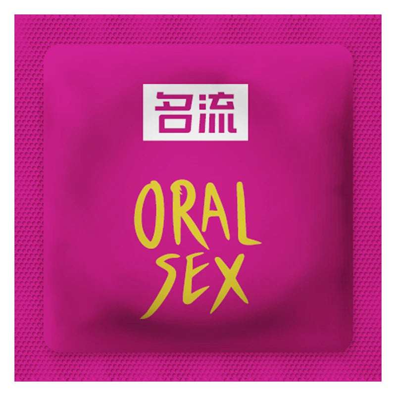 10pcs Oral Sex Condoms Fruit Flavor Passionate Contracepation Sex Toys Cherry Fragrance Cock Penis Sleeve Sex Supplies for Men - Seprincess