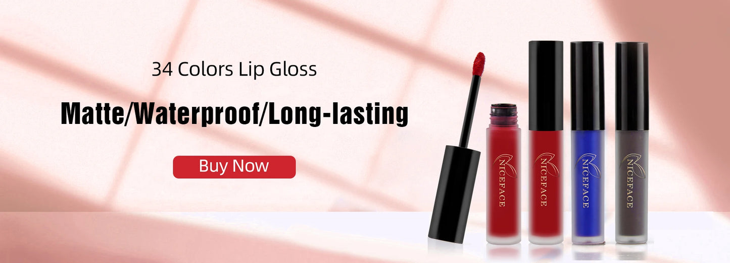 Hot Velvet Matte Nude Lip Gloss Sexy Long Lasting Non-stick Cup Nude Red Liquid Lipstick Waterproof Make-up for Women Cosmetic - Seprincess