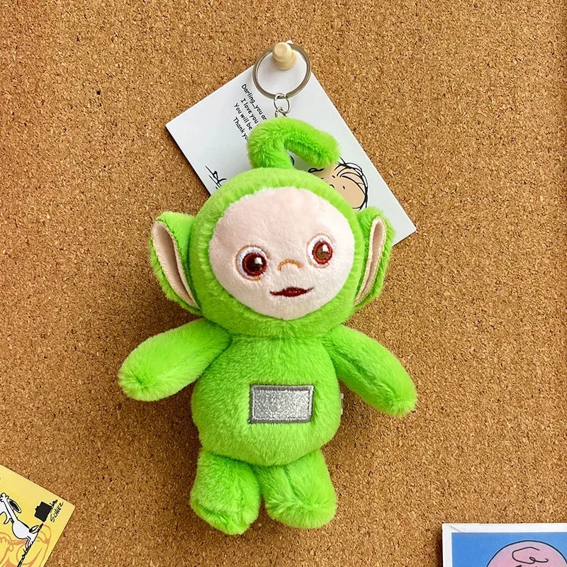 Teletubbies Cartoon Doll Plush Key Chain Toy Appease Rag Doll Catcher Cute Doll Decoration Boy Girl Children Birthday  Gift - Seprincess