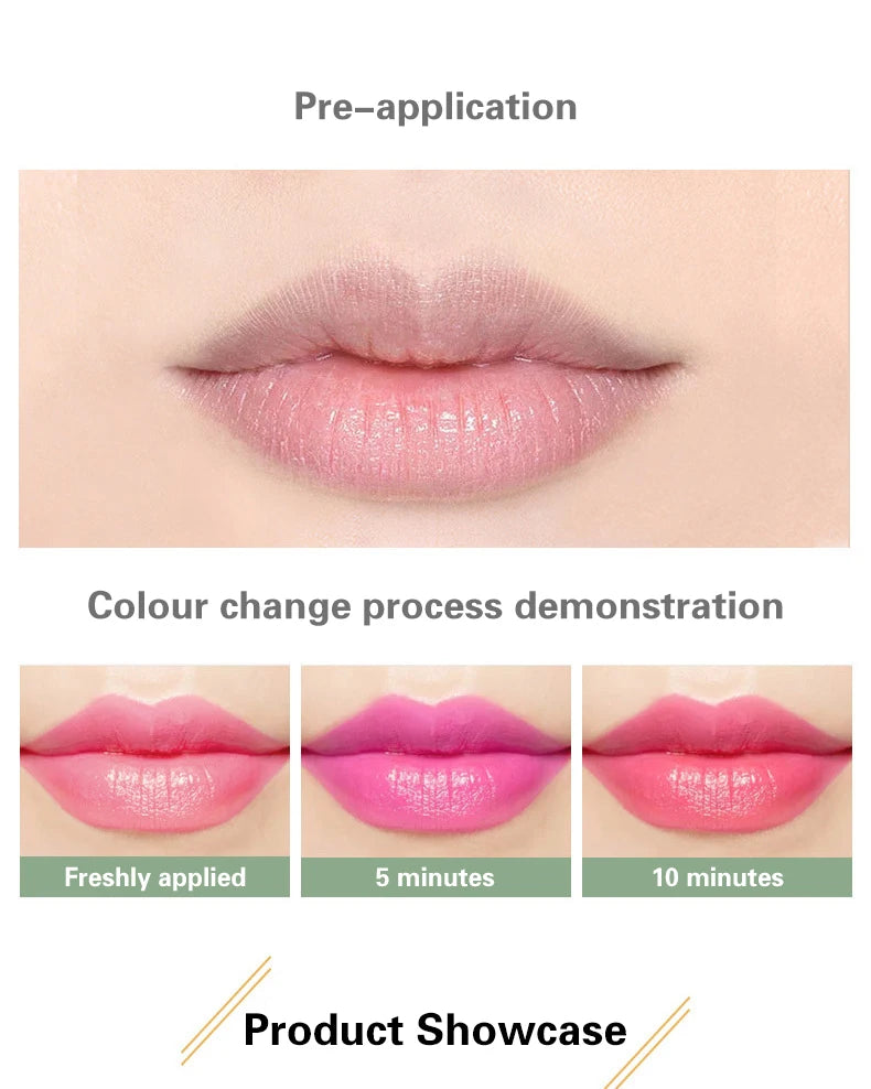 1PCS Aloe Vera Moisturizing Lip Color Changing Lipstick Long Lasting Not Easy To Fade Moisturizing Color Nourishing Lip Balm - Seprincess