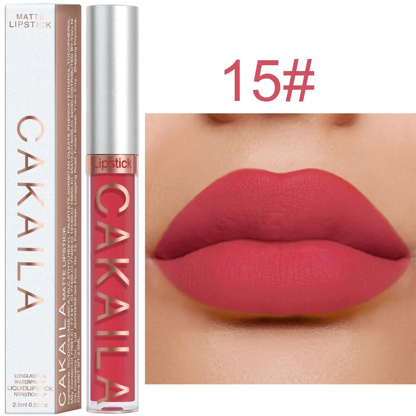 18 colors Matte Velvet Lipstick Sexy Waterproof Liquid Lipsticks Korea Long Lasting Non-marking Red Makeup Cosmetic Nude - Seprincess