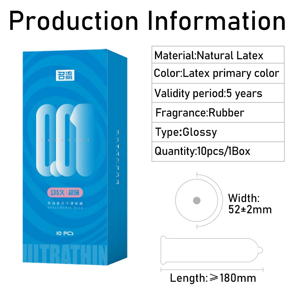 5D Dotted Condoms Thread Ribbed G-Point Latex Ultra Thin Condom Orgasm Contraceptives Stimulate Vaginal Penis Sleeves Sex Toys - Seprincess