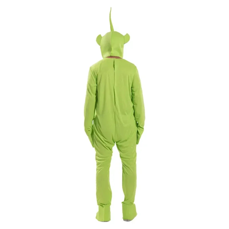 Cosplay Costume for Adult Jumpsuit Headgear Funny Tinky Winky Dipsy Laa-Laa Po Halloween Carnival Costume Clothes - Seprincess