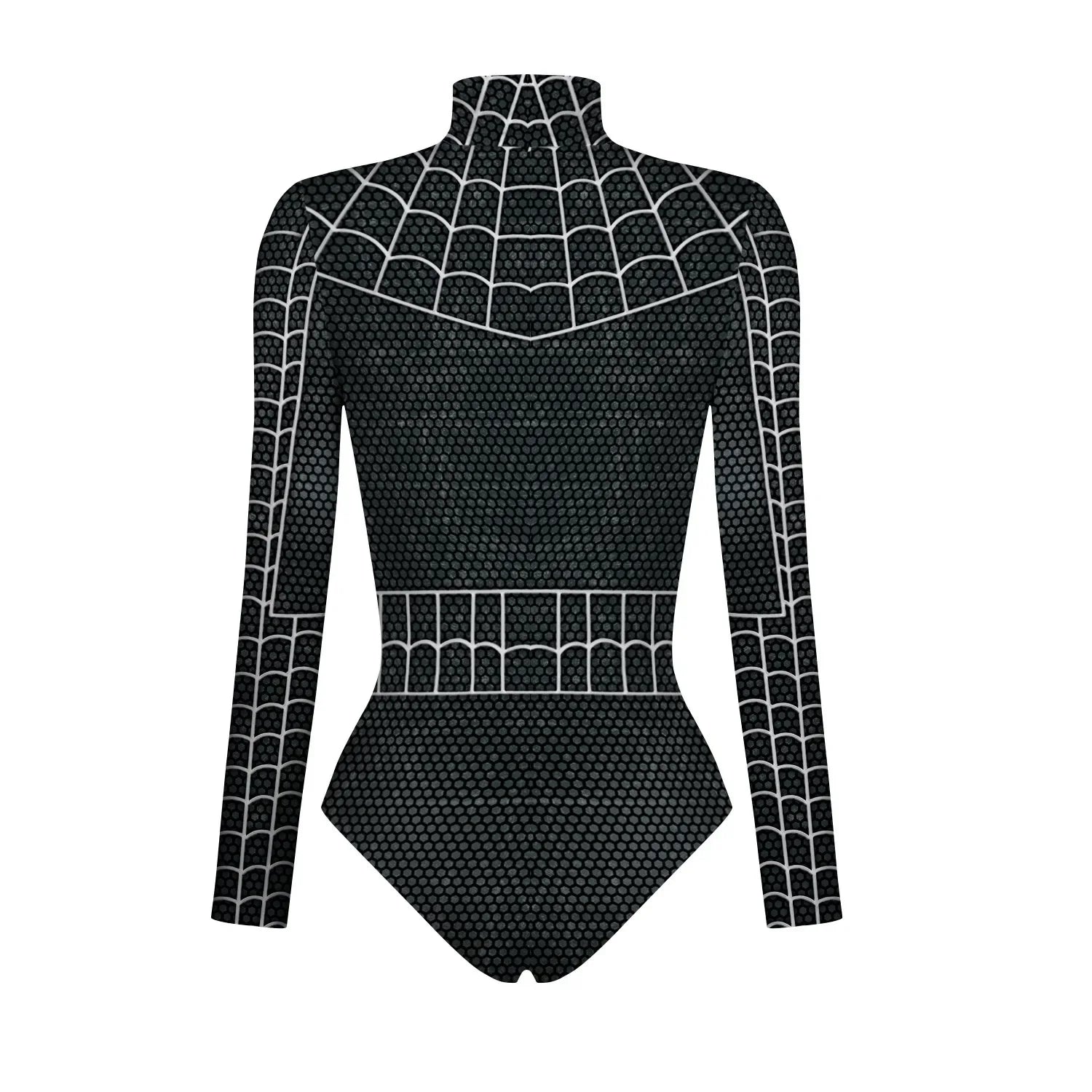 2024 New Superhero Bodysuit for Women Men Spiderman Iron Man Cosplay 3D Print Long Sleeve Swimsuit Adult Carnival Costume - Seprincess