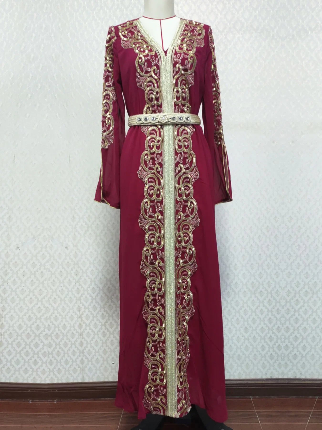 Eid Muslim Party Dress for Women Abaya Emboridery Jalabiya Morocco Dresses  Abayas Kaftan Abaya Islam Vestidos Arab Long Robe