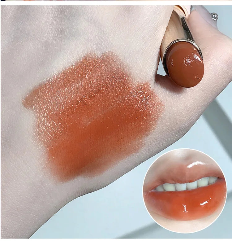 Silky Glossy Lipstick Gege Bear Pump Lips Moisture Water Bomb Comfortable Ultra Sheen Non-Stick Cup Lip Balm - Seprincess