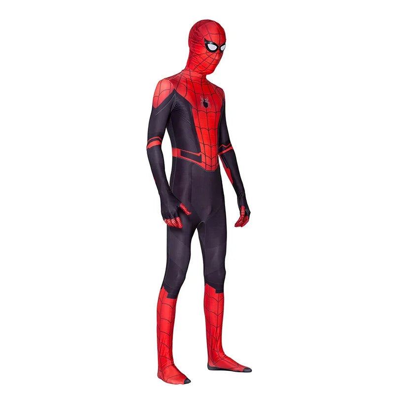 High Quality Superhero Spidermans Costume Bodysuit For Adult Spandex Zentai Halloween Party Cosplay Jumpsuit 3D Style - Seprincess