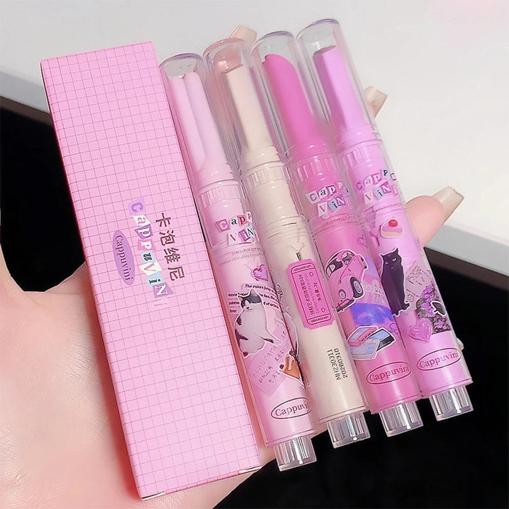 Jelly Mirror Lipstick Makeup Love Shape Waterproof Non-stick Cup Solid Lip Gloss Clear Long Lasting Moisturizing Lipstick Pen - Seprincess