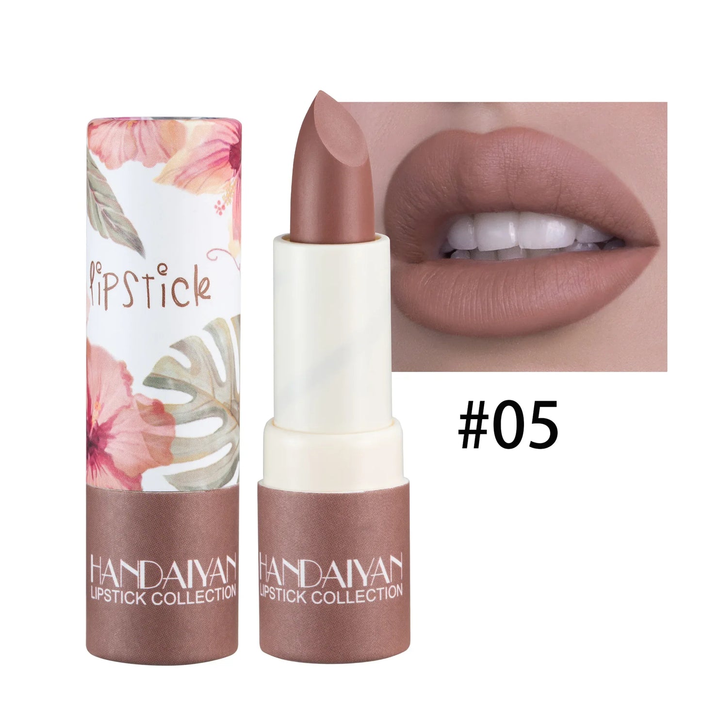 Waterproof Nude Brown Matte Lipsticks 8 Colors Long Lasting Not Fading Sexy Red Pink Velvet Lipstick Pencil Lips Makeup Cosmetic - Seprincess