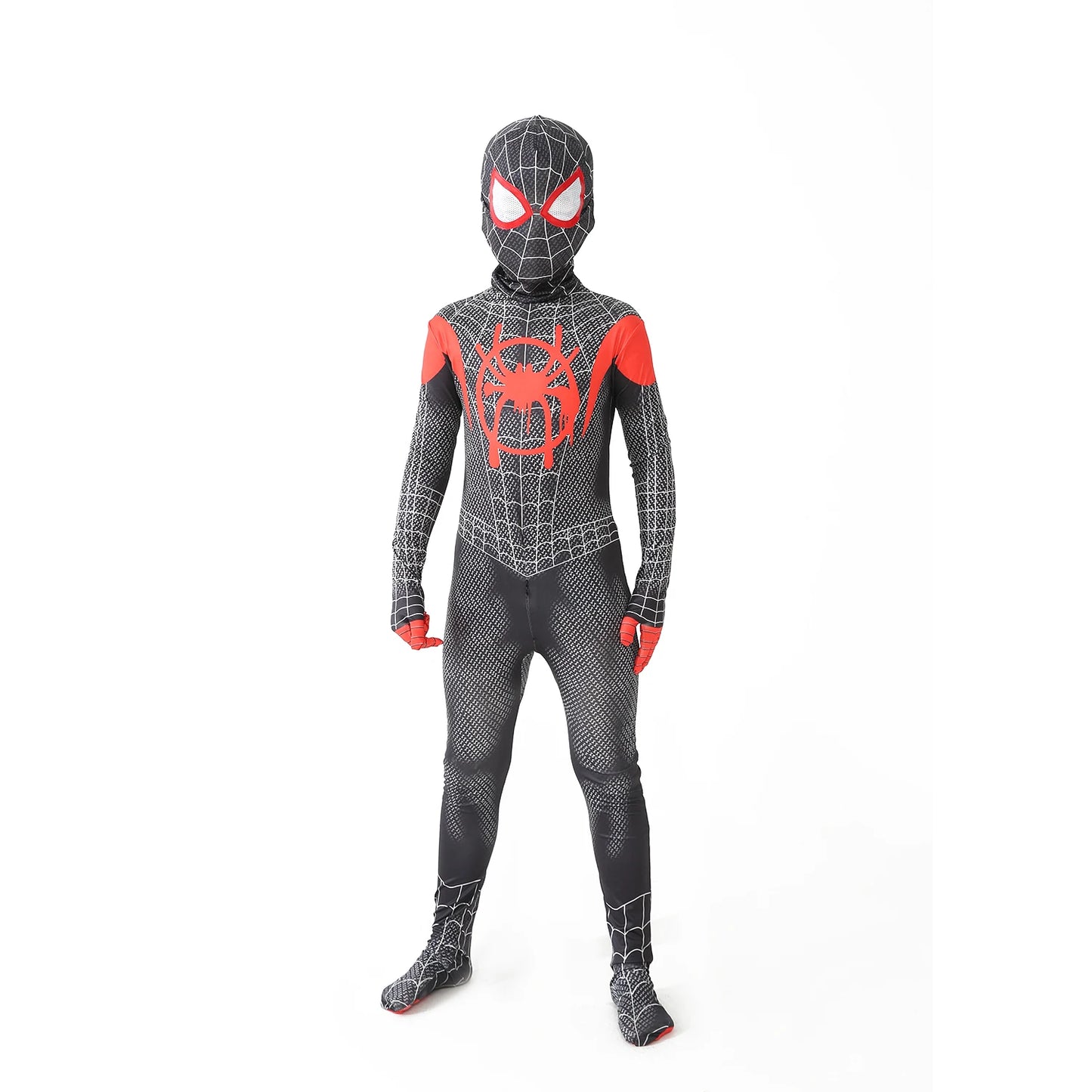 New Miles Morales Far From Home Cosplay Costume Zentai Spiderman Costume Superhero Bodysuit Spandex Suit for Kids Custom Made - Seprincess