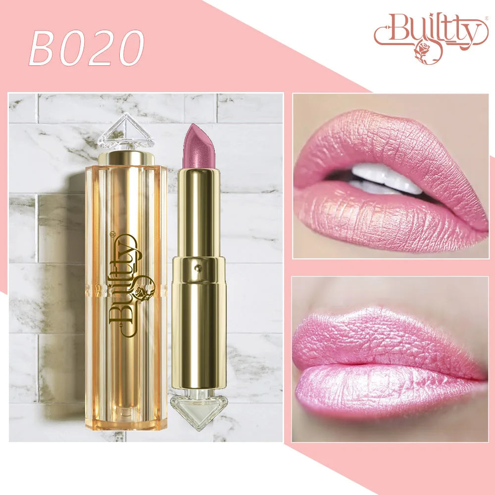 Mother Day Gift Makeup Beauty Matte Lipstick New Brand Cute Long Lasting Waterproof Lipstick Gliter Nude Colors - Seprincess