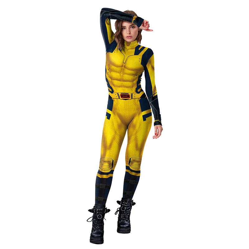 Superhero Wolverine Deadpool Cosplay Jumpsuit Wolverine Cosplay Costume Men Women Halloween Zenti James Howlett Party Bodysuit - Seprincess