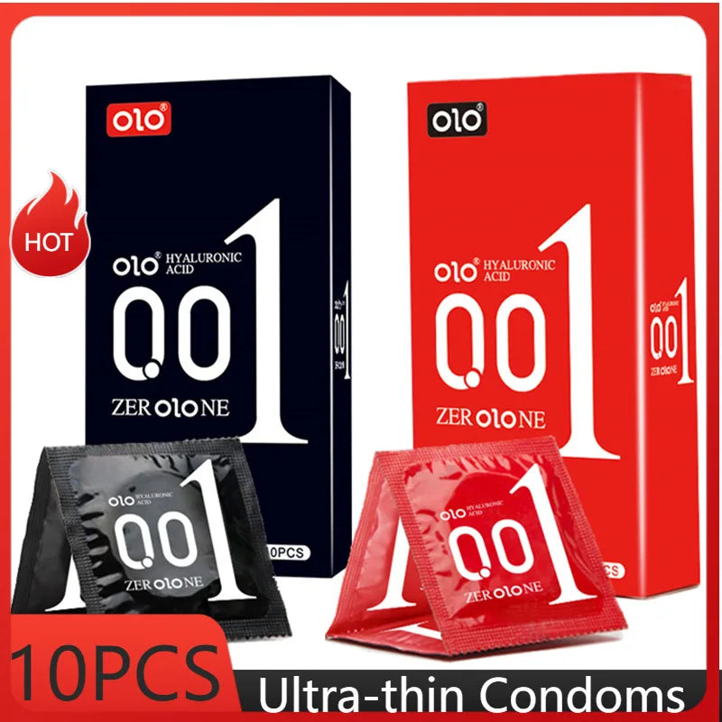 10PCS Condoms for Men Ultra Thin Penis Sleeve Natural Latex Condom Sex Toys For Male Adult Female Sex Products fundas para penes - Seprincess