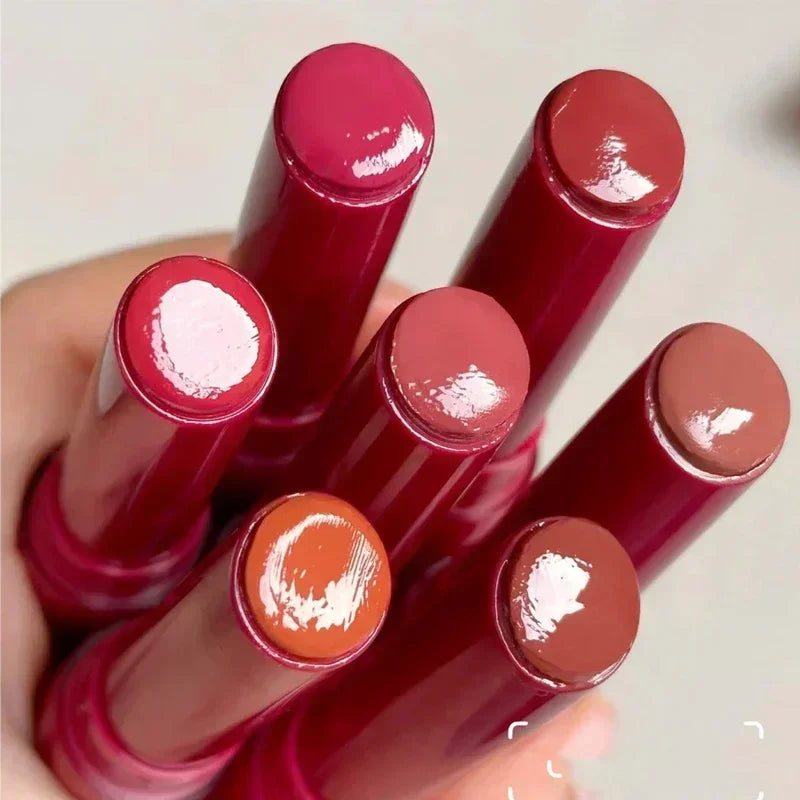 8 Colors Jelly Lipstick Moisturizing Mirror Water Light Solid Lip Gloss Glass Tea Red Brown Lip Glaze Tint Makeup Cosmetics New - Seprincess