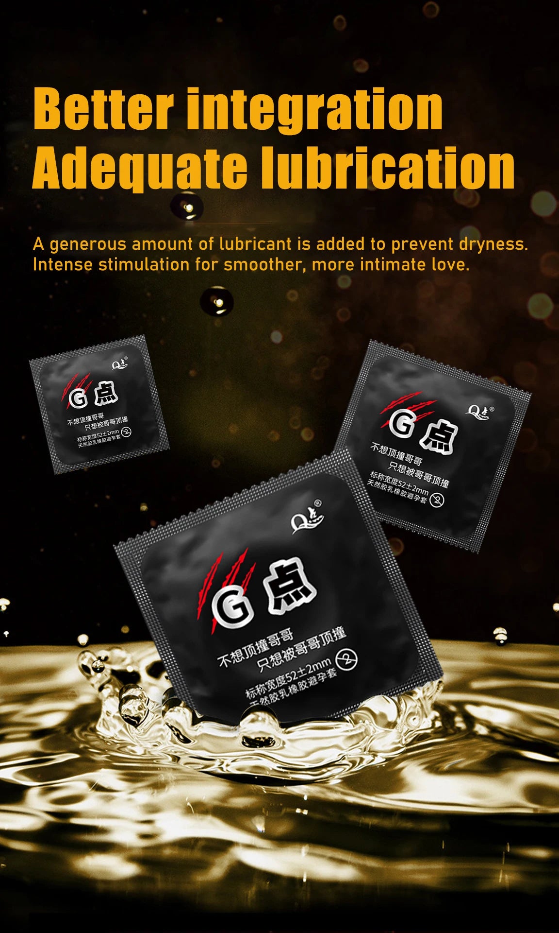 Ultra-thin Condoms Delay Large Particles 12pcs Male Adult Erotic Sex Toys Lasting Wolf Teeth Hyaluronic Acid Penis Sleeves - Seprincess