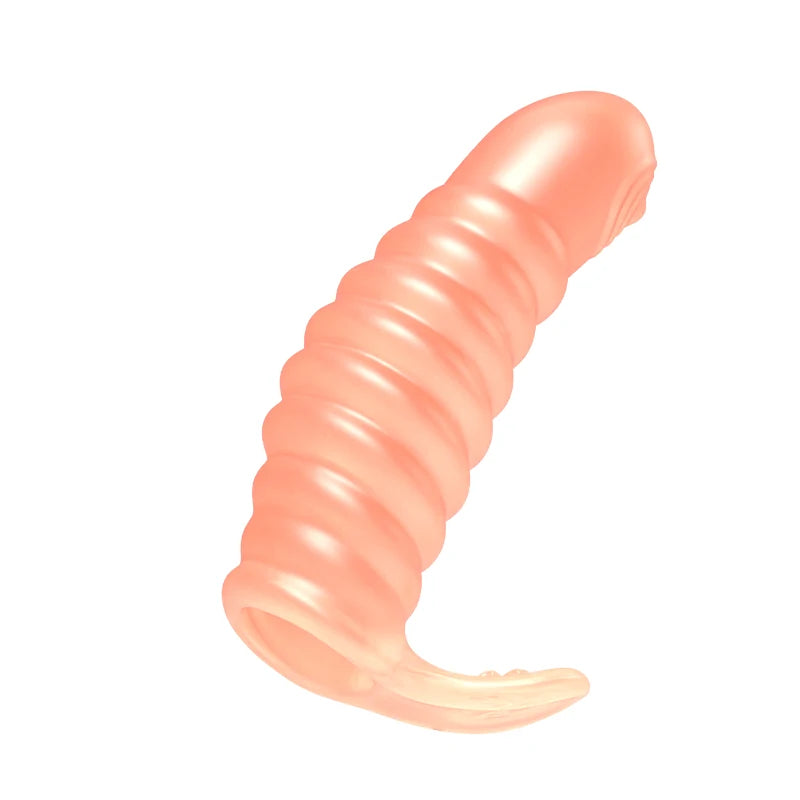 Reusable Finger Sleeves Condom Sex Toys for Adult Masturbation SM Sex Products Threaded G-Spot Stimulate Foreplay Finger Sexshop - Seprincess