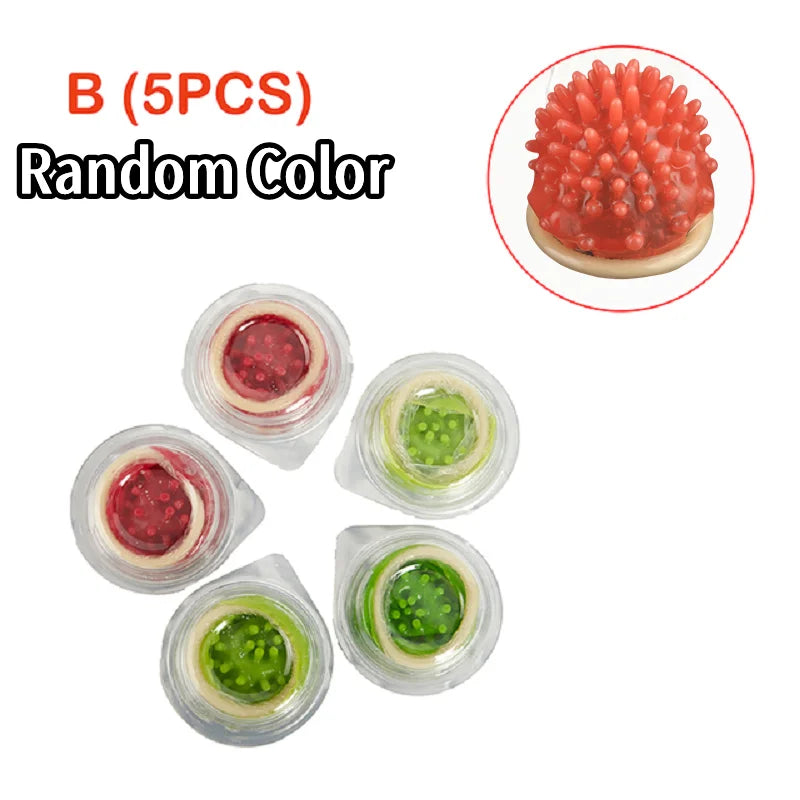 G-spot Condoms Adult Sex Toys Vaginal Stimulation Extra Sensitive Penis Sleeve Condom Ribbed Dotted Spike Sex Products - Seprincess