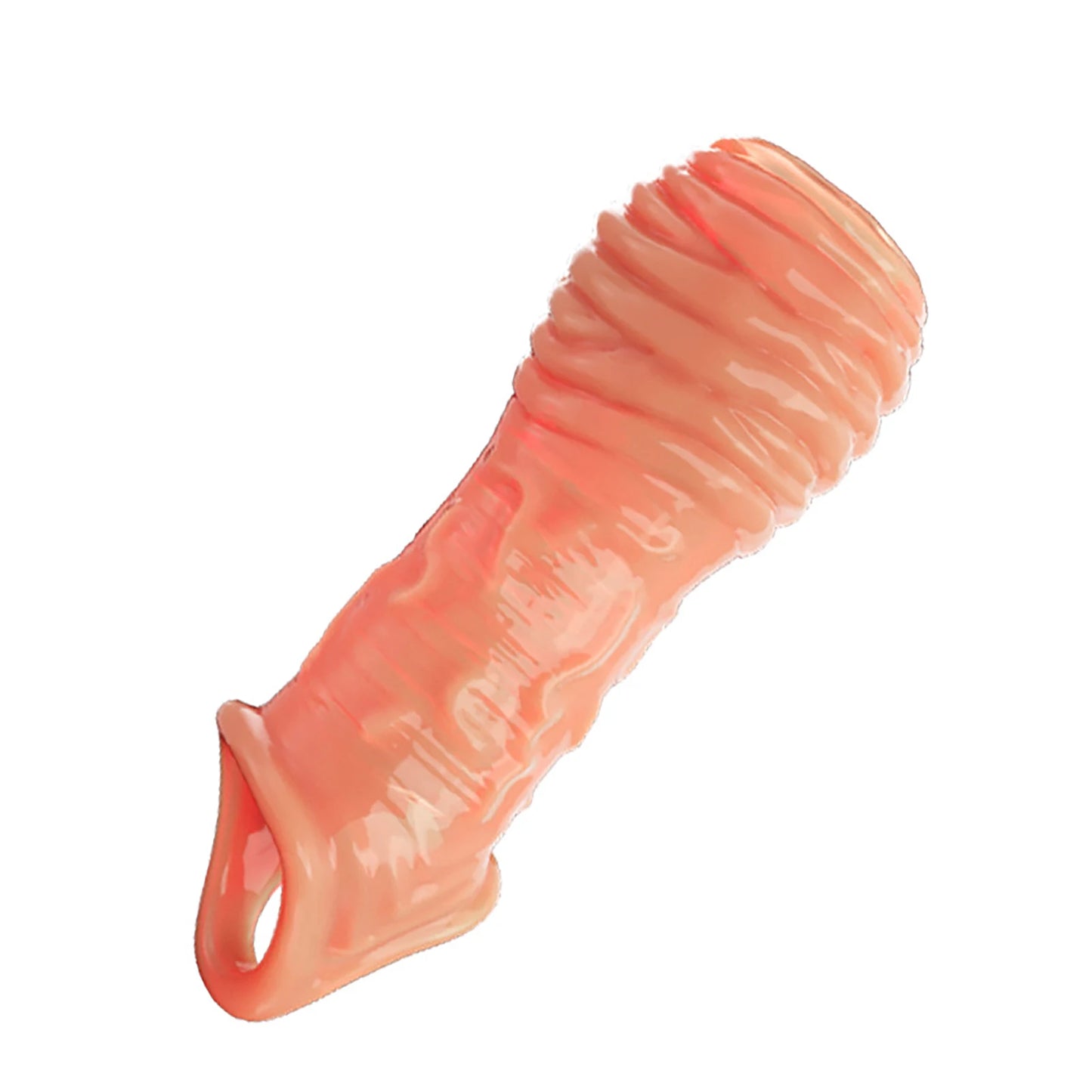 Penis Enlarge Sex Toys Reusable Condom Nonperishable Transparency For Men Delay Ejaculation Vaginal Stimulated Cock Penis Sleeve - Seprincess