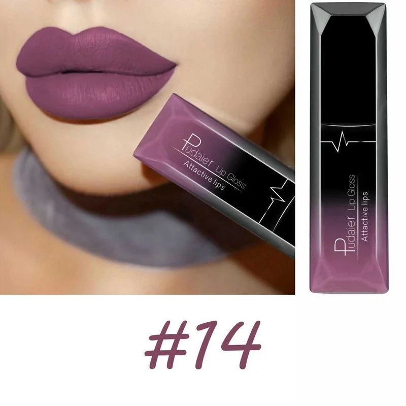 Best Lip Makeup 17 Color Sexy Matte Long Lasting Lipgloss Liquid Lipstick Lip Cream - Seprincess