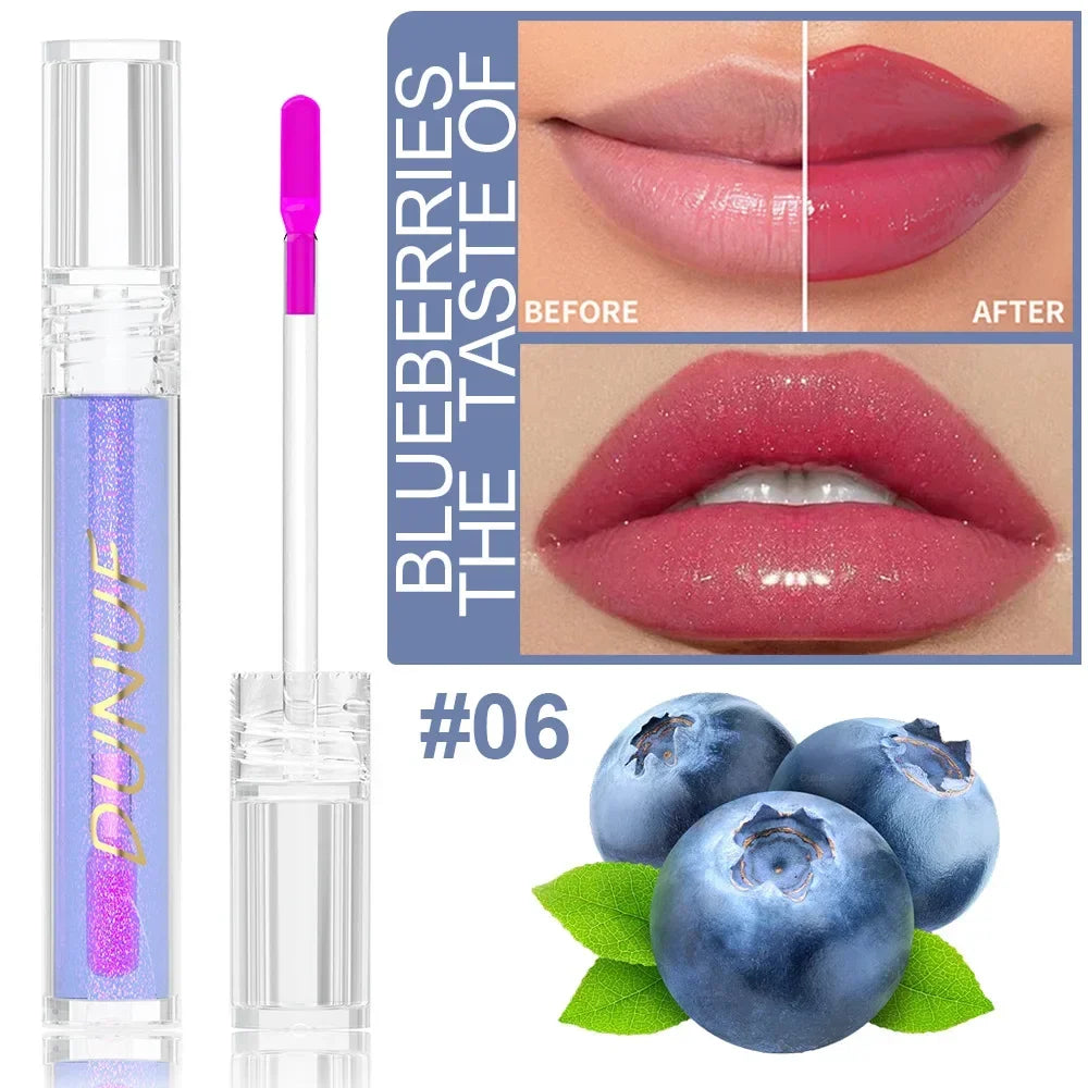 DUNUF Fruit Color-changing Long Lasting Nouritious Lipsticks Lip Gloss Make up Spring Moisturizing Lip Oil Makeup Free Shiping - Seprincess