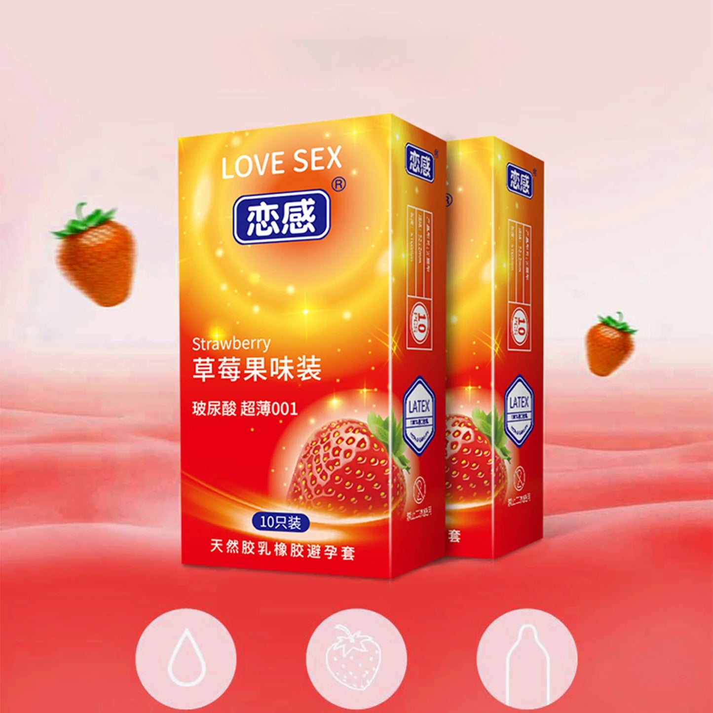 12/10pcs Fruit Ultra Thin Condoms Intimate Goods Sex Products Toys for Adults 18 Penis Sleeve Long-lasting Sex Toys For Men