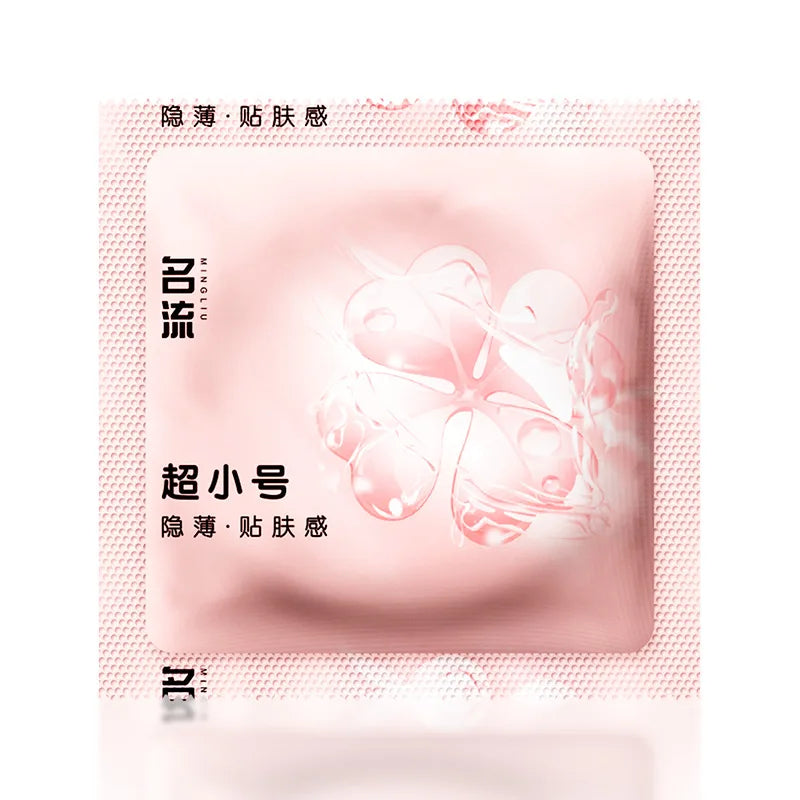 Ultra Thin Condom for Men 45mm Natural Latex Penis Sleeves 10pcs Hyaluronic Acid Lubricant Condoms Sex Toys Safe Contraception - Seprincess