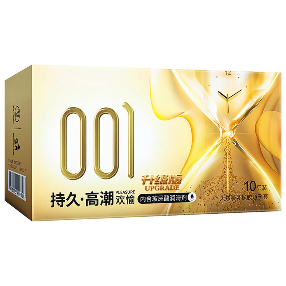 10pcs Natural Latex Condom Lubrication Delay Dot Sex Ultra Thin Particles Condom Contraception Supplies Adults Sex Toy 18+ - Seprincess