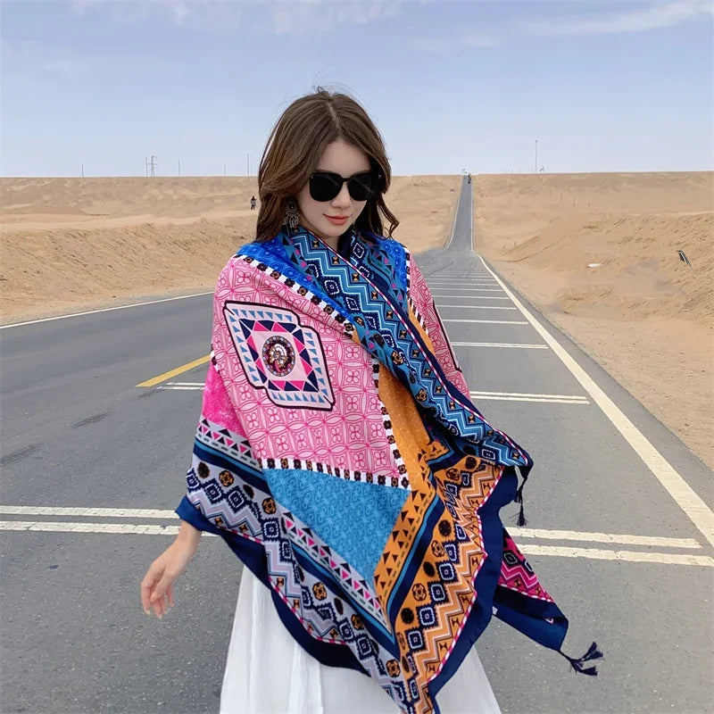 17 Styles 90x180cm Travel Beach Sunscreen Scarve Bikini Large Shawl Sarong Wrap Scarf Women Brazilian Swimsuit Bathing Cover-ups