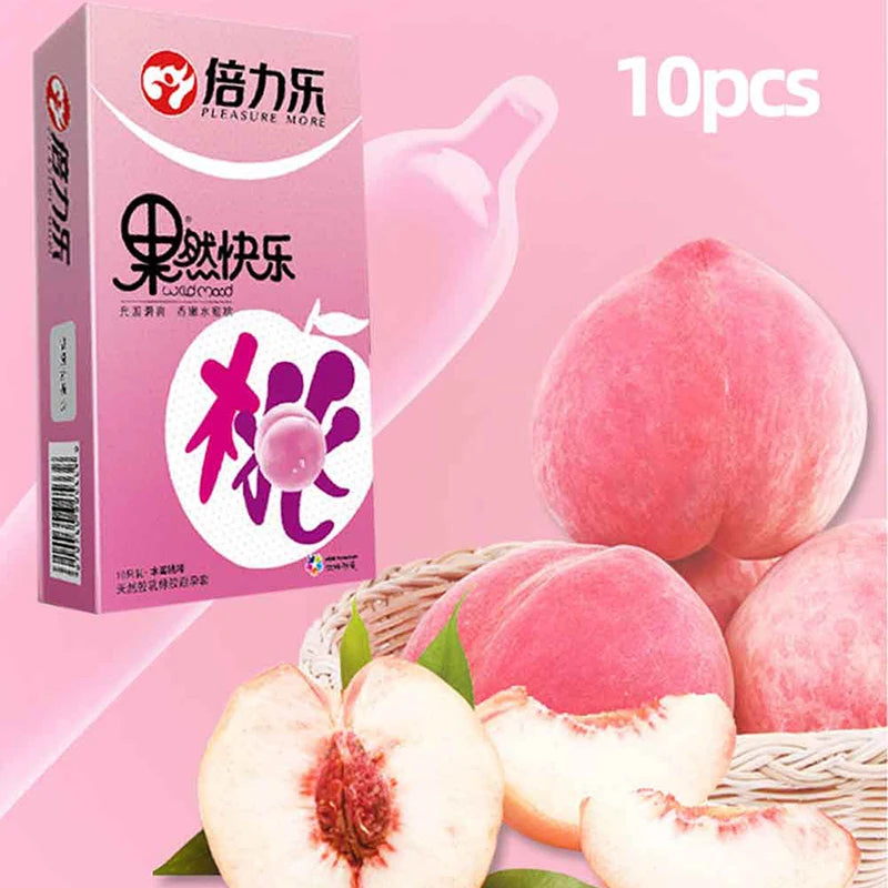 12/10pcs Fruit Ultra Thin Condoms Intimate Goods Sex Products Toys for Adults 18 Penis Sleeve Long-lasting Sex Toys For Men - Seprincess