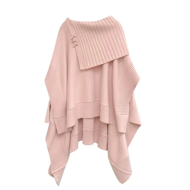 2024 Spring New Loose Knitted Shawl Sweater Mini Pleated Short Skirt Two Piece Set Elegant Women's Skirt Set Sexy Outfits - Seprincess