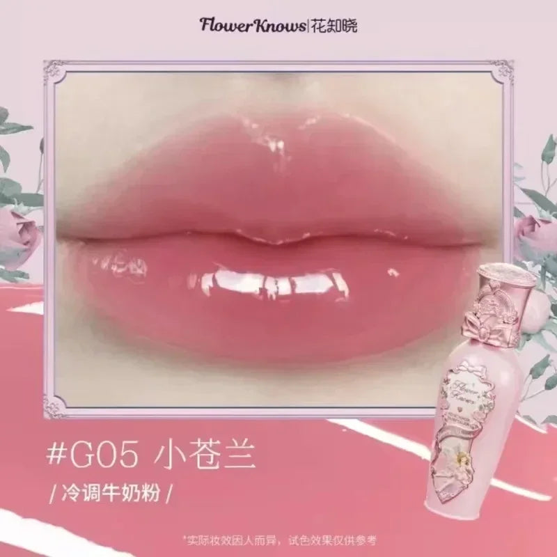 Flower Knows Swan Ballet Little Angel Collection Lipstick Velvet Matte Waterproof Lip Stick Vegan Long Lasting Lip Gloss Korean