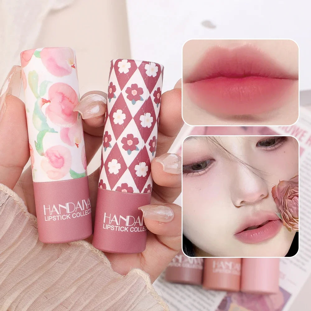 Waterproof Nude Lipstick 8 Colors Non-Stick Cup Velvet Moisture Matte Lip Tint Professional Lasting Velvet Lips Makeup Cosmetic - Seprincess