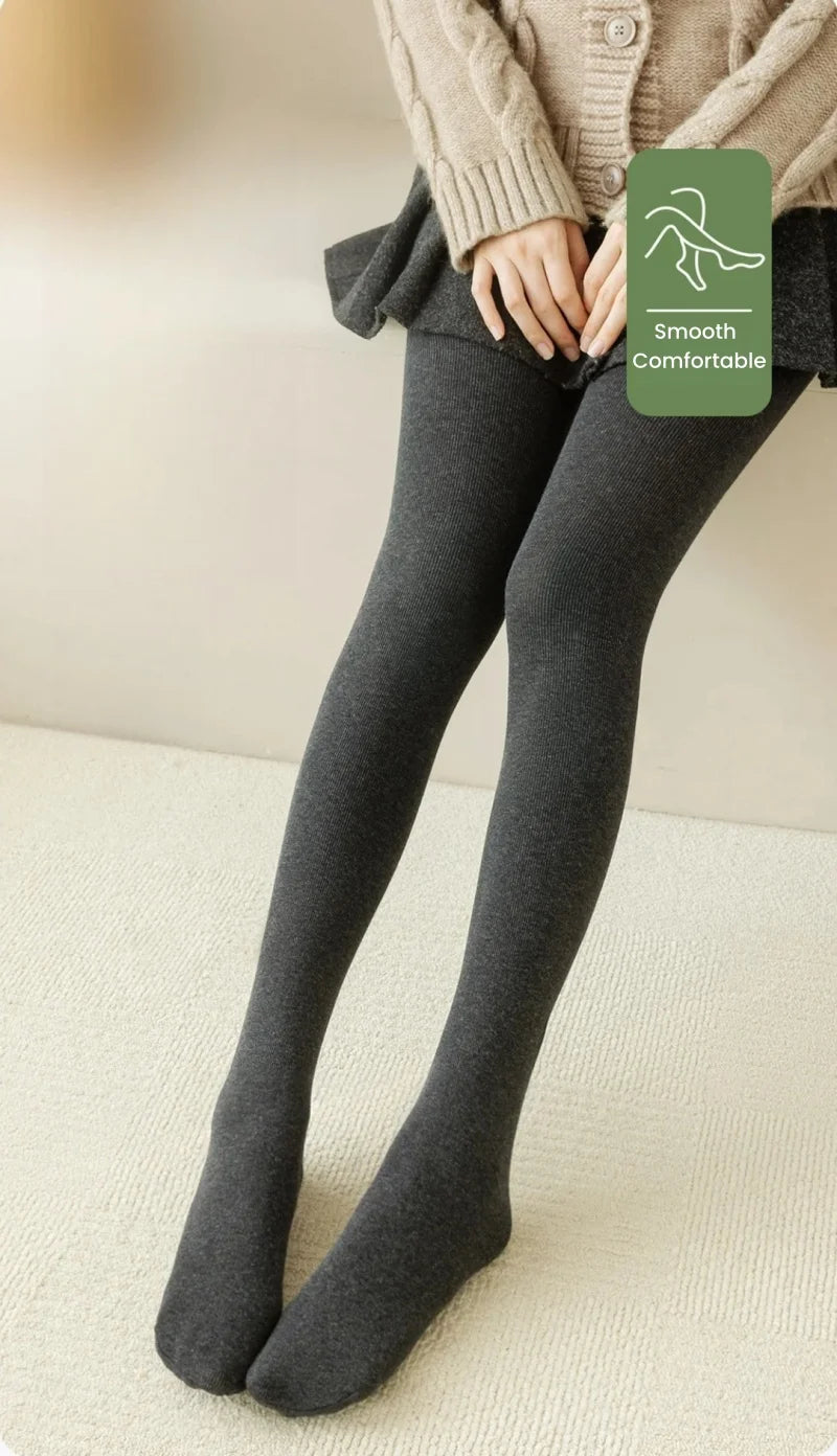 Women Velvet Thick Pantyhose Vertical Stripe Leggings Winter Slimming Cotton Female Leggings Warm Stocking Woman Tights Hosiery