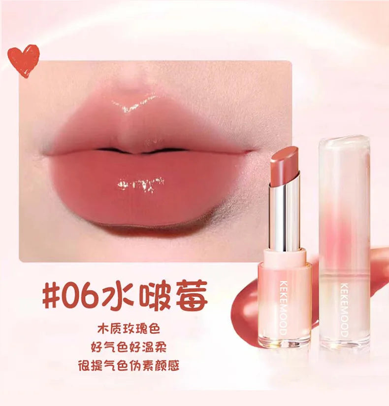 Kekemood Lingguang Lipstick Water Light Lipstick Mirror Moisturizing Female Whitening Lip Balm - Seprincess