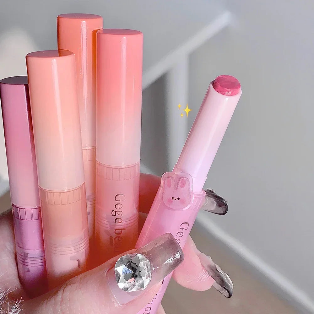 Jelly Pink Lipsticks Pen Moisturizing Lasting Mirror Water Light Solid Lip Gloss Glass Clear Lip Glaze Makeup Korean Cosmetics - Seprincess