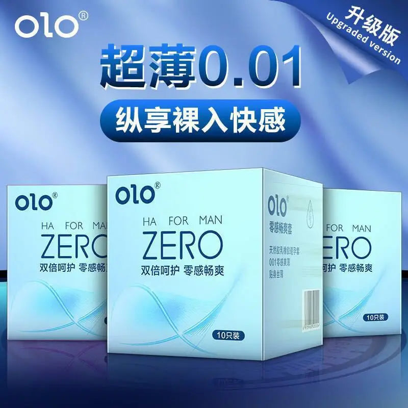 Zero Feeling Condom Sex Toys For Adult Men 0.01 Ultra Thin Penis Sleeves Dotted Delayed Contraception Condoms Sex Products Shop - Seprincess