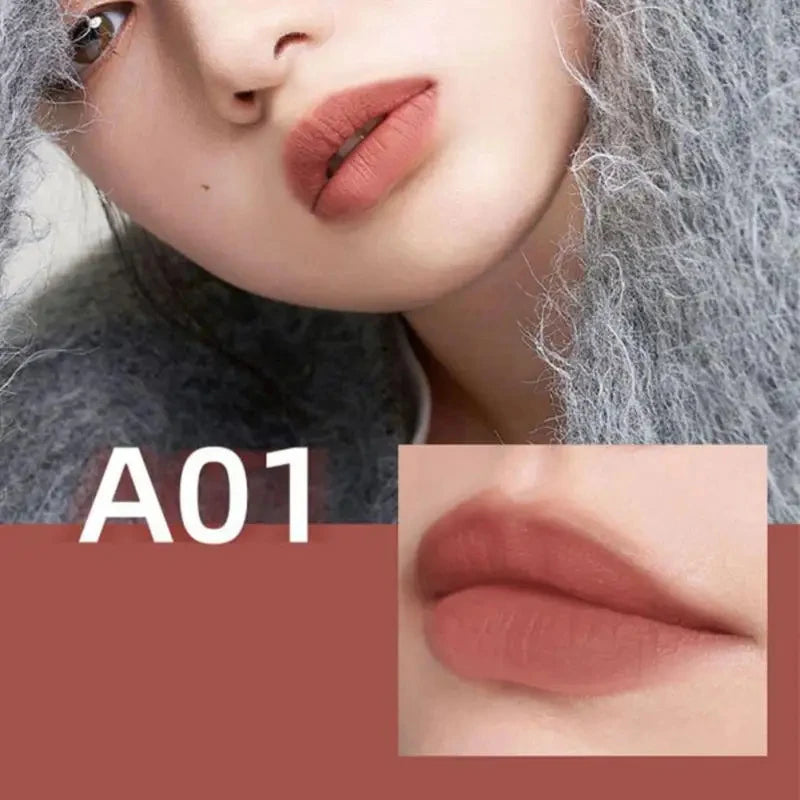 Lip Gloss Moisturizing Lip Tint Mud 6 Colors Lips Makeup Lipstick Long Lasting Lip Glaze Creative Cosmetics Waterproof Korean - Seprincess