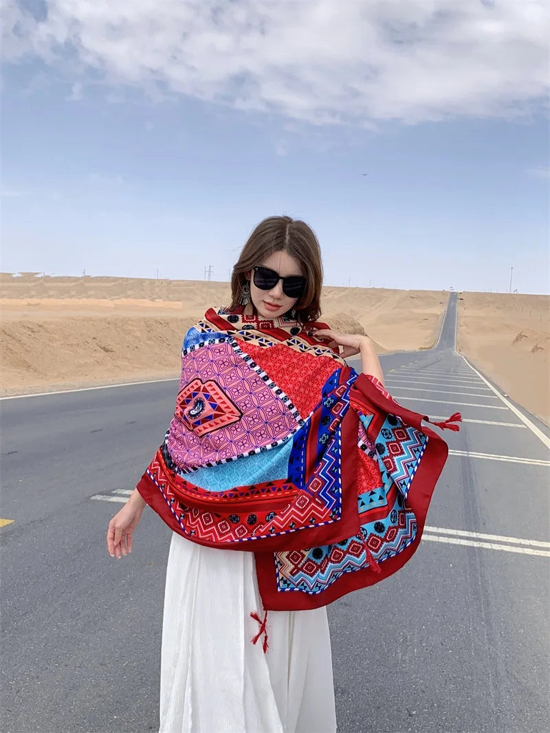 17 Styles 90x180cm Travel Beach Sunscreen Scarve Bikini Large Shawl Sarong Wrap Scarf Women Brazilian Swimsuit Bathing Cover-ups