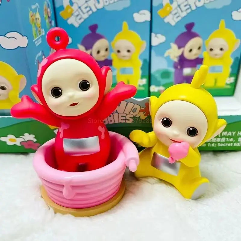 Hot Teletubbies Companion Series Resin Kit Toy Ornaments Movable Desktop Model Toy Ornament Collect Decor Festival Birthday Gift - Seprincess