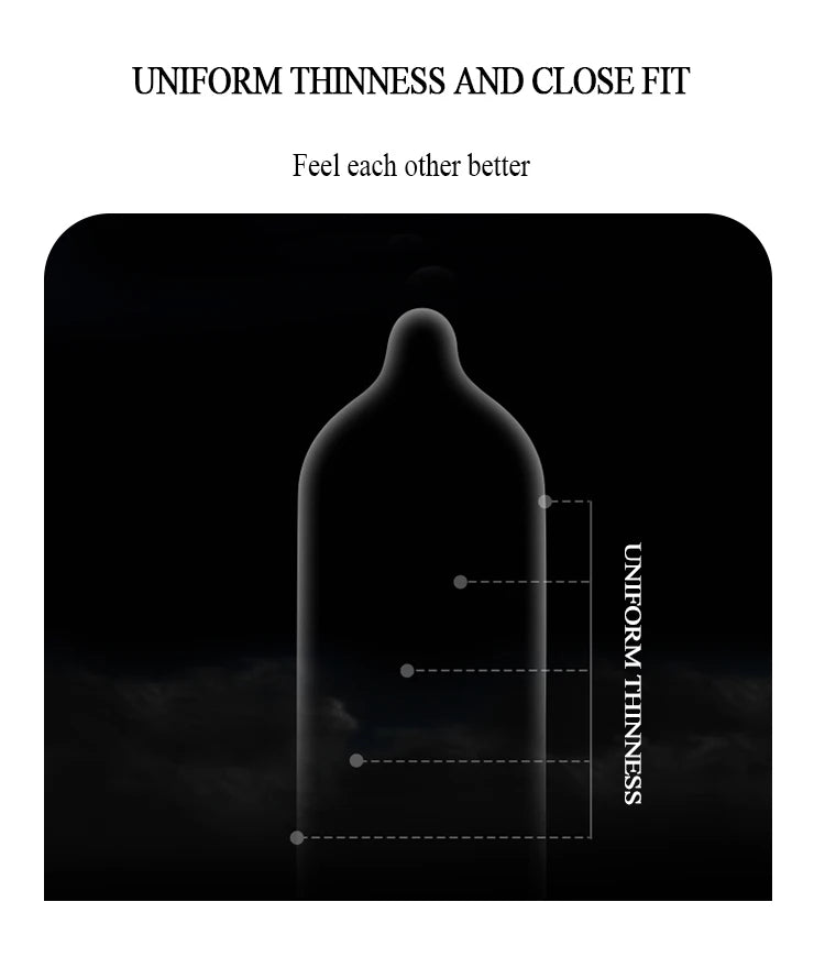 OLO Ultra Thin Condom 0.01 Feeling Penis Sleeve Hyaluronic Acids Rubber Latex Ejaculation Delay Condoms Intimate Sex Toy Product - Seprincess